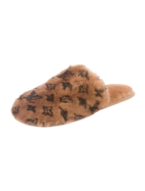 louis vuitton mink slippers price